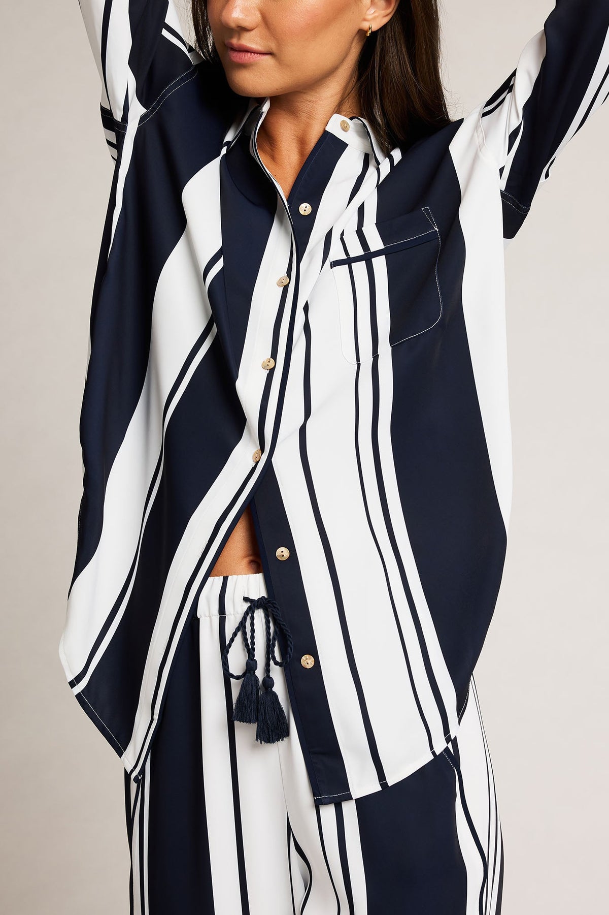 Supreme Shirt in Midnight Stripe