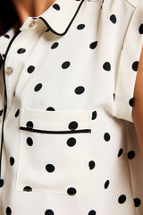 Supreme Short Sleeve Shirt in Black Dot