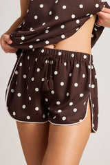 Supreme Short in Espresso Dot
