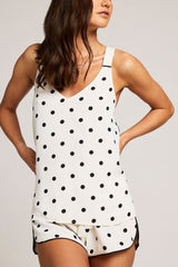 Supreme Tank in Black Dot