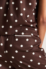 Supreme Track Pant in Espresso Dot