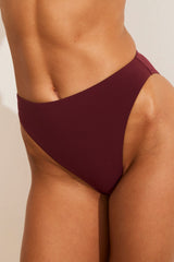 Swim French Cut Bottom in Garnet