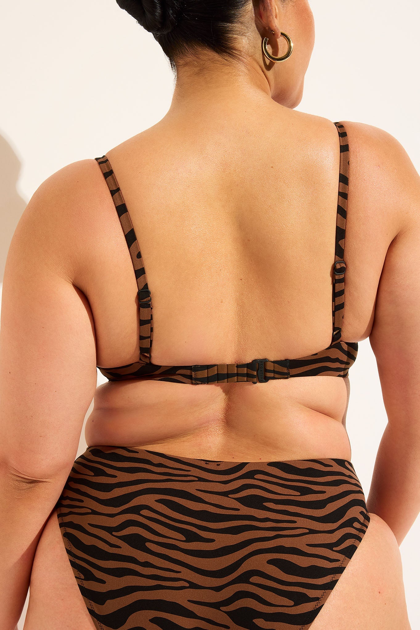 Swim Plunge Top in Tigre