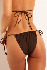 Swim String Bikini in Espresso