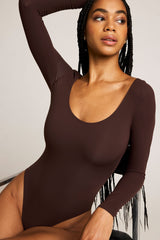 Base Ballet Bodysuit in Espresso