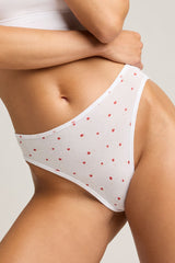 Cloud Cotton French Cut Brief in Black Cherry (Pack)