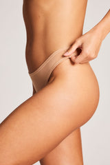 Cloud Cotton Low Thong in Honey (Pack)