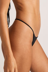 Glacé String Thong in Black