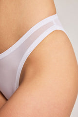Sieve Dipped Brief in White