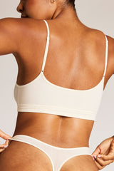 Whipped Dipped Thong in Cream