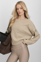 Muse Crew Neck Pullover - Gravel Heather