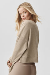 Muse Crew Neck Pullover - Gravel Heather