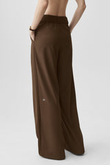 High-Waist Dreamscape Trouser (Regular) - Espresso