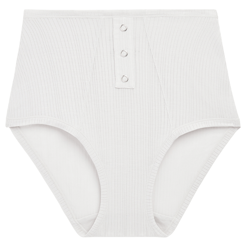Whipped High Rise in White