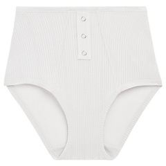 Whipped High Rise in White