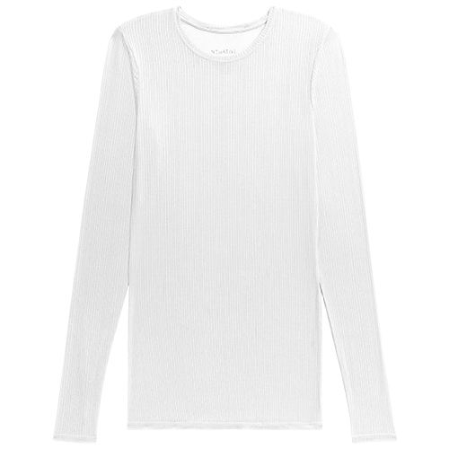 Whipped Long Sleeve in White