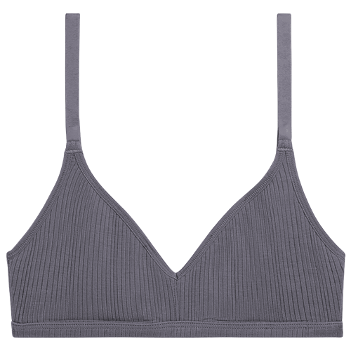 Whipped Non-Wire Bra in Graphite