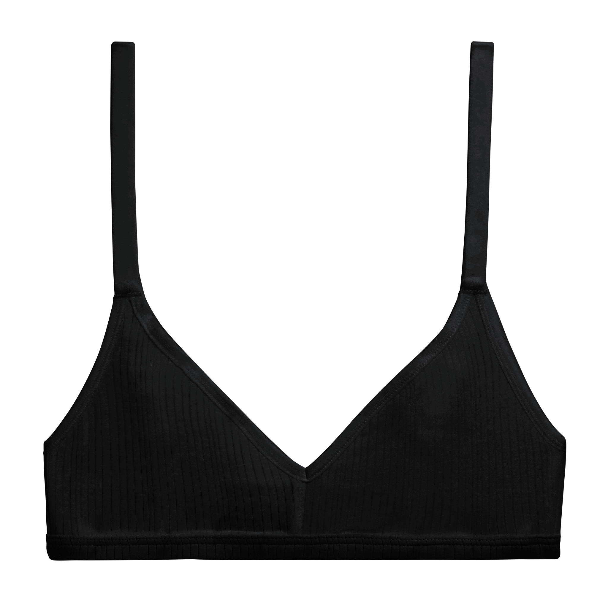 Whipped Non-Wire Bra in Black