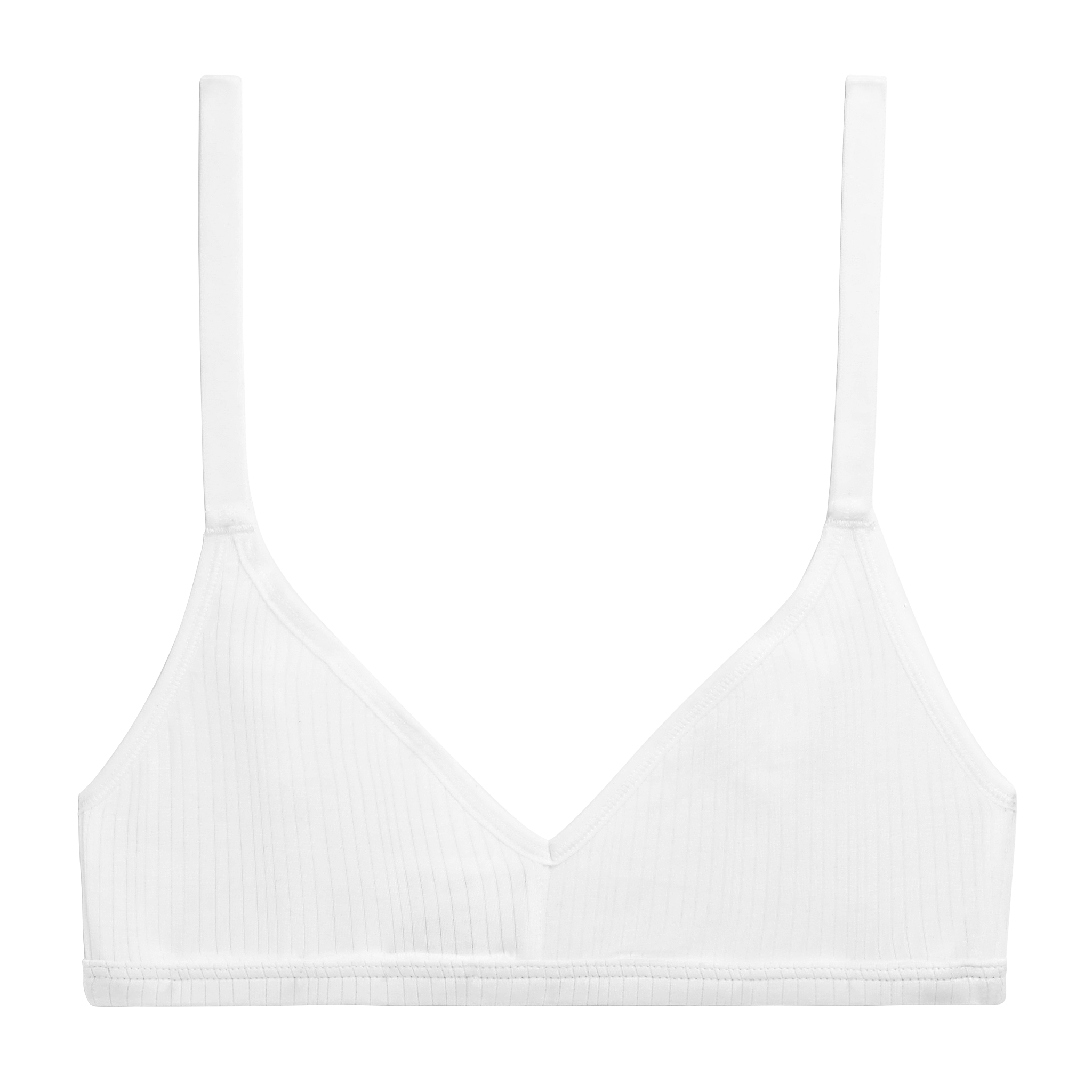 Whipped Non-Wire Bra in White